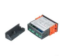 Termostato digital con controlador de temperatura STC3000 con sonda de sensor de 1 metro para una gestión precisa de la temperatura, alarma y retardo de salida de refrigeración (12 V)