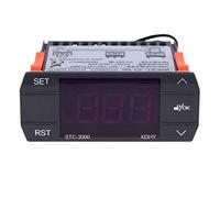 Walfront Termóstato Digital Controlador de Temperatura Tacto STC-3000 110V-220V con Sensor(110-220V30A)