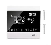 Termostato digital de aire acondicionado central, termostato programable de bobina de ventilador, con control de válvula eléctrica, ajuste de tiempo