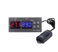 Termostato digital, higrostato, control de temperatura y humedad 3028, CA 110 V, CC 220 V, 12 V, higrómetro, controlador de incubadora.
