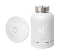 Termostato digital Imou ZigBee Blanco inteligente programable, batería, Alexa/Google, remoto