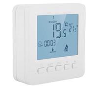 Termostato Digital para Caldera, Termostato Inteligente Digital programable, Termostato programable Pantalla LCD Digital Controlador de Temperatura Inteligente 5A para Caldera de Gas de Pared
