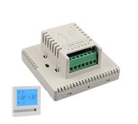 Termostato digital para el hogar: controlador de calefacción por suelo con pantalla LCD con un ajuste preciso de la temperatura ambiente | Termostato interno inteligente para sistemas de calefacción