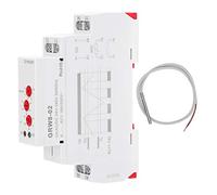 Termostato Digital, Relé De Control De Temperatura Instalación En Riel DIN con Sonda De Prueba GRW8-02 CA/CC 24 V-240 V con Sonda De Prueba Terminal De Alimentación L-N Instalación En Riel DIN, R