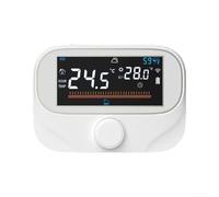 Termostato digital RF programable para habitación - Receptor combinado, termostato inteligente inalámbrico WiFi RF con temporizador inteligente