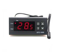 Termostato Digital STC-1000 220V Control Frío y Calor Doble Relé -50 a +99°C para Incubadoras Acuarios y Terrarios