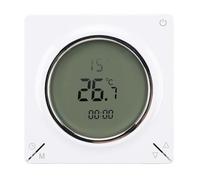 Termostato Digital Termostato Ambiental Inteligente de 16 A para Calefacción de Espacios con Pantalla LCD, Función de Memoria, Termostato de Pared Inteligente para Control de