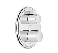 Termostato Dornbracht MADISON UP con regulación de caudal de tres vías, 36427977-42, Color: bronce cepillado