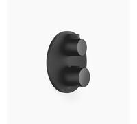 Termostato Dornbracht UP con control de flujo de tres vías, 36427970-33, Color: Negro Mate