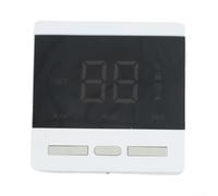 Termostato eléctrico de calefacción de piso, interruptor de control de temperatura inteligente de 25 A para sala de vapor, sistema de calefacción de película eléctrica, regulación precisa, interfaz