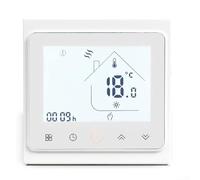 Termostato eléctrico inteligente WiFi para calefacción de suelo con pantalla táctil LCD, controlador de temperatura programable 5+2 para aplicación Tuya, sensor interno/externo, 16 A para calefacción