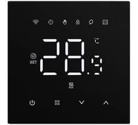 Termostato eléctrico inteligente WT410-16A-B 16A WiFi (negro) - AVATTO