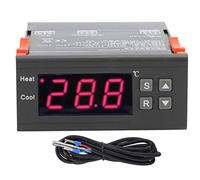 Termostato electrónico con Pantalla Digital, Controlador de Temperatura de Doble Salida para calefacción de Suelo, AC200V