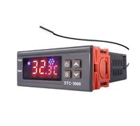 Termostato electrónico Controlador de temperatura digital STC 1000 110 V, 220 V, 12 V, 24 V, termostato, calentador y enfriador.(3000-110-220VAC)