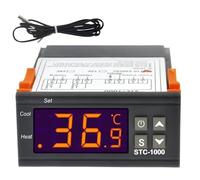 Termostato electrónico Controlador de temperatura STC-1000, termorregulador, relé for incubadora, calentador y enfriador 12 V, 24 220(W1022)