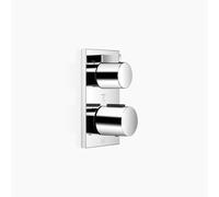 Termostato empotrado Dornbracht con regulación de caudal de tres vías, 36427670-00, Color: cromado