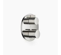 Termostato empotrado Dornbracht con regulación de caudal de tres vías, con función de desconexión, 36427970-08, Color: de platino