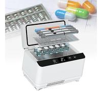 Termostato Enfriador De Medicamentos,Neveras De Insulina Eléctrico,Mini nevera portátil para medicinas,doublebattery