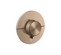 Termostato hansgrohe AXOR ShowerSelect ID, Highflow, empotrado, 1 consumidor, una salida adicional, redondo, 36776310, Color: Oro rojo cepillado