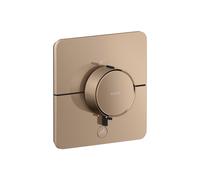 Termostato hansgrohe AXOR ShowerSelect ID, Highflow, empotrado, 1 consumidor, una salida adicional, softsquare, 36778300, Color: Oro rojo pulido