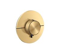 Termostato hansgrohe AXOR ShowerSelect ID, Highflow, empotrado, redondo, 36759250, Color: Óptica de oro cepillado