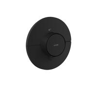 Termostato hansgrohe AXOR ShowerSelect ID, Highflow, empotrado, redondo, 36759670, Color: negro mate