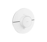 Termostato hansgrohe AXOR ShowerSelect ID, Highflow, empotrado, redondo, 36759700, Color: Blanco mate