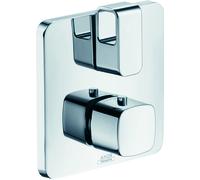 Termostato hansgrohe AXOR Urquiola empotrado con válvula de cierre, 11732990, Color: Óptica Oro Pulido