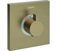 Termostato hansgrohe ShowerSelect, Highflow, empotrado, 15760140, Color: Bronce cepillado