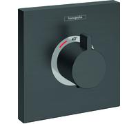 Termostato hansgrohe ShowerSelect, Highflow, empotrado, 15760340, Color: Cromo negro cepillado
