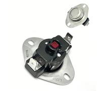 Termostato High Limit 62775 para hornos Dacor - Interruptor de temperatura de reinicio manual de metal 2 x 1,5 pulgadas, protección de seguridad, calefacción de horno