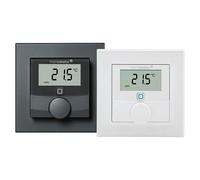Homematic IP Termostato de pared con sensor de humedad, antracita HmIP-WTH-A