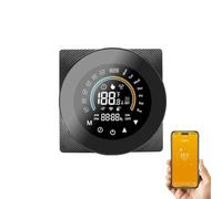 Termostato inalámbrico inteligente, controlador de temperatura programable digital, termostato de pared con pantalla LED con bloqueo infantil y aplicación de voz/control de voz (WIFI)