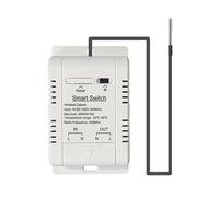 Termostato inalámbrico inteligente Tuya Zigbee de 16 A con sensor de temperatura de 1 m y control por voz.