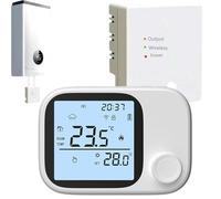 Termostato inalámbrico, monitor de temperatura con pantalla digital