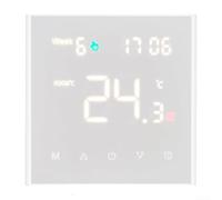 Termostato inalámbrico para calefacción por suelo radiante con tecnología WiFi inteligente compatible con Alexa y Google Home para una fácil gestión de la temperatura (calefacción eléctrica WiFi de 16