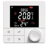 Termostato inalámbrico WiFi R8W con Alexa y aplicación para sistemas de calefacción de agua con comandos de voz y múltiples períodos de calentamiento diario (WIFI Electric16A)