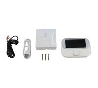 Termostato inalámbrico Wifi RF para caldera con integración de aplicación inteligente Tuya, temporizador programable, pantalla meteorológica y función anticongelante (WiTH3-Sin Wifi)