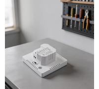 Termostato inteligente con función de ajuste de tiempo y ajuste de compensación de temperatura ambiente para una mejor precisión de control del clima (calefacción de agua WiFi 3A negra/caldera)