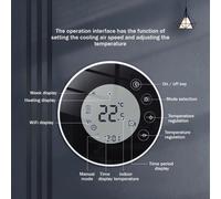 Termostato Inteligente con Pantalla LCD WiFi, Calefacción Eléctrica, Controlador de Temperatura Programable, Control por Aplicación.