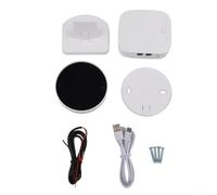 Termostato inteligente inalámbrico con pantalla táctil LCD y sensor de temperatura preciso para funcionamiento remoto del sistema de calefacción a través de la aplicación de smartphone (sin wifi)