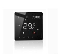 Termostato inteligente inalámbrico con pantalla táctil y WiFi para ajuste de clima en tiempo real mediante aplicación móvil y comandos de voz (agua negra/gas)
