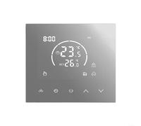 Termostato inteligente montado en la pared para calefacción eléctrica de suelo y control de temperatura de la caldera, cuenta con horario semanal programable y función de bloqueo de seguridad infantil