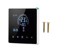 Termostato Inteligente Pantalla táctil Pantalla LCD Controlador de Temperatura programable para Oficina en casa Centro Comercial PC Premium Material ignífugo Potencia máxima 4500 W (WiFi, (Control