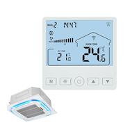 Termostato Inteligente Para Casa - Termostato Doméstico | Controlador de Temperatura LCD de Velocidades y Ahorro Energético Para Sótano Garaje Dormitorio