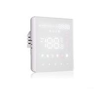 Termostato inteligente programable WiFi para calefacción de suelo eléctrico, sensor dual de 3600 W 16 A con horario de 6+2 períodos, protección contra heladas y bloqueo infantil, pantalla de