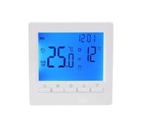 Termostato Inteligente, Termostato De Calefacción De Caldera De Gas LCD, Controlador De Temperatura Programable, Memoria De Apagado Digital,Digital programable(Blue)