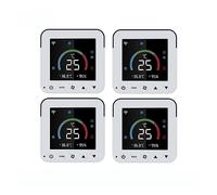 Termostato inteligente, Termostato Tuya, controlador infrarrojo de temperatura y humedad del aire acondicionado, pantalla táctil LCD de alimentación USB(4 Pcs-01)
