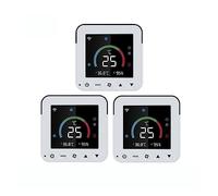 Termostato inteligente, Termostato Tuya, controlador infrarrojo de temperatura y humedad del aire acondicionado, pantalla táctil LCD de alimentación USB(3 Pcs-01)