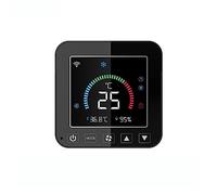 Termostato inteligente, Termostato Tuya, controlador infrarrojo de temperatura y humedad del aire acondicionado, pantalla táctil LCD de alimentación USB(1 Pcs)